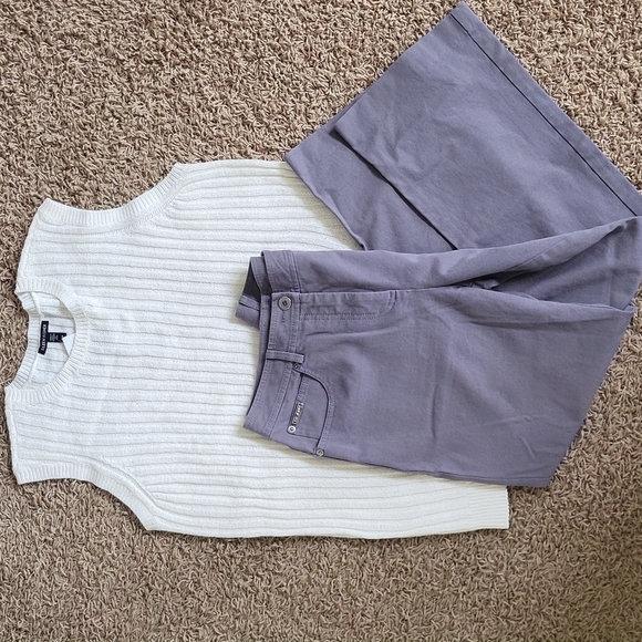 St. John Pants - St. John Sport Pants Gray Casual Boyfriend Fit Slacks Women's 6